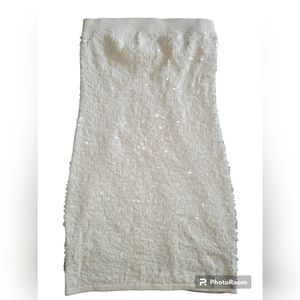 Sequins Ruffled tube dress